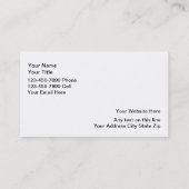 Attorney Visitekaartjes (Achterkant)