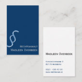 Attorney Visitenkarten Visitekaartje (Voorkant / Achterkant)