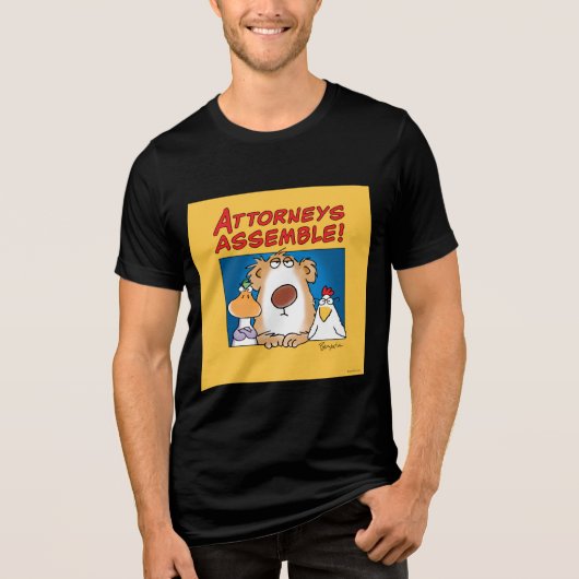 ATTORNEYS ASSEMBLE Sandra Boynton Tri-Blend Shirt (Voorkant)