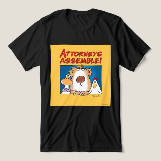 ATTORNEYS ASSEMBLE Sandra Boynton Tri-Blend Shirt (Design voorkant)