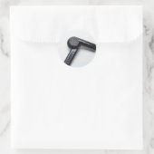 Attractieve haardroger ronde sticker (Tas)