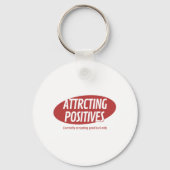 Attracting Positives Good Luck Only Typography Des Sleutelhanger (Voorkant)