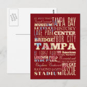 Attractions & Famous Places of Tampa, Florida. Briefkaart (Voorkant / Achterkant)