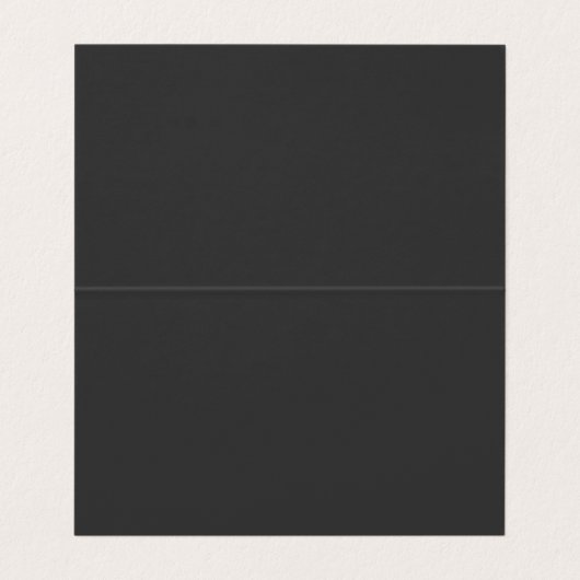 Attractive Black Classical Minimalist Visitekaartje (Binnenkant ongevouwen)