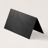 Attractive Black Gray Chalkboard Personal Trainer Visitekaartje (Achterkant)