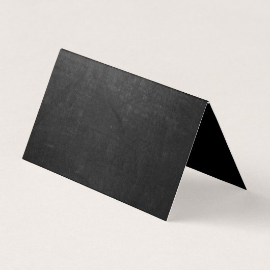 Attractive Black Gray Chalkboard Personal Trainer Visitekaartje (Achterkant)