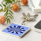 ATTRACTIVE ~ Blue Shades ~ Key Ring Sleutelhanger (Zijkant)