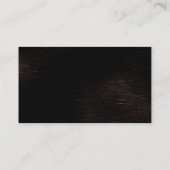 Attractive Charm Brown Yellow Button Visitekaartje (Achterkant)