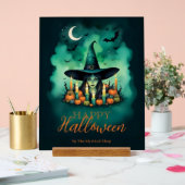 Attractive & Mystical Halloween Witch Conjures  Acryl Bord (Huwelijk)