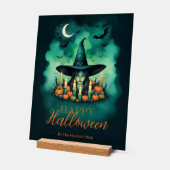 Attractive & Mystical Halloween Witch Conjures  Acryl Bord (Hoek)
