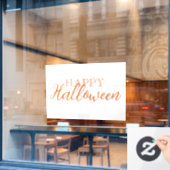 Attractive & Mystical Halloween Witch Conjures Raamsticker (Cafe Raam)