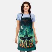 Attractive & Mystical Halloween Witch Conjures Schort (Gedragen)