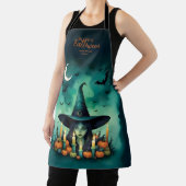 Attractive & Mystical Halloween Witch Conjures Schort (Insitu)