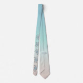 Attractive Silver Zee Draait stijl Stropdas (Achterkant)