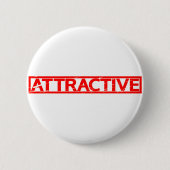 Attractive Stamp Ronde Button 5,7 Cm (Voorkant)