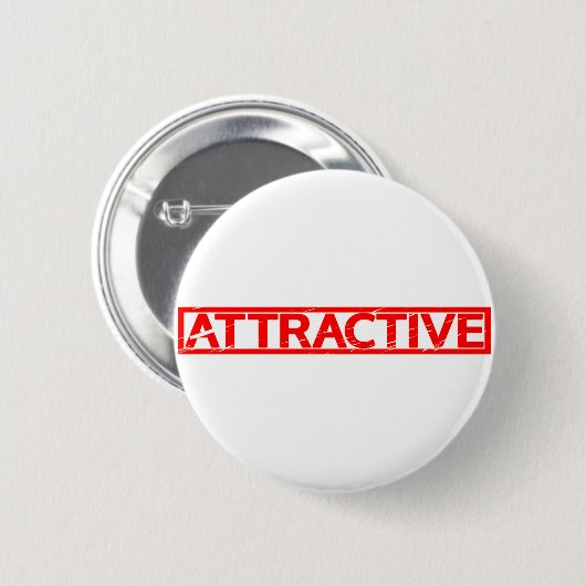 Attractive Stamp Ronde Button 5,7 Cm (Voorkant /achterkant)