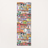 Attractive watercolor pattern of a community fun yogamat (Voorkant)