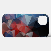 Attractus Blue Red Abstract piramide Pattern Hoesj Case-Mate iPhone Case (Achterkant (horizontaal))
