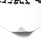 Attributen van Divine Mercy Hebrew Jewish Prayer Perfect Poster (Hoek)