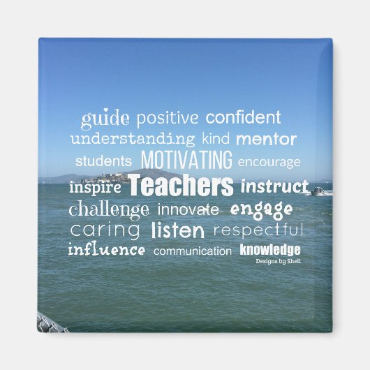 Attributen van een grote leraar magneet (Voorkant)