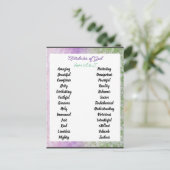 Attributen van God van A tot Zed Briefkaart (Staand voorkant)