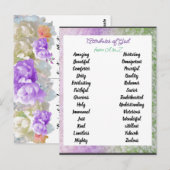 Attributen van God van A tot Zed Briefkaart (Voorkant / Achterkant)