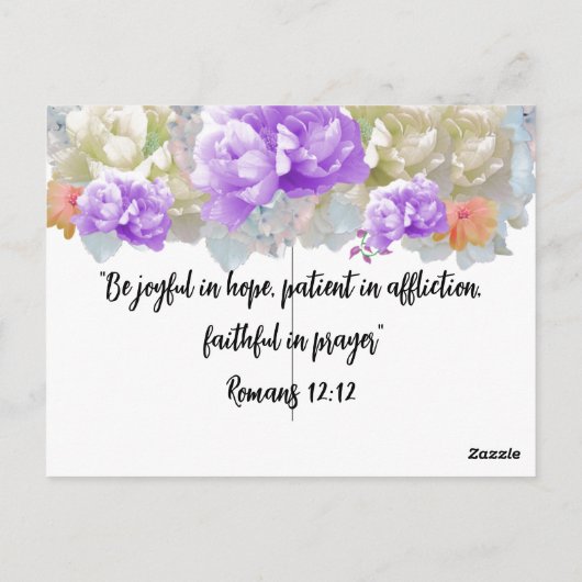 Attributen van God van A tot Zed Briefkaart (Achterkant)