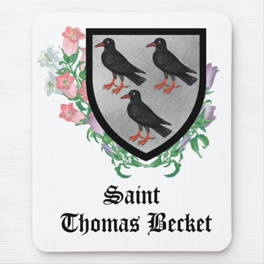Attributen van St. Thomas Becket Muismat (Voorkant)