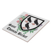 Attributen van St. Thomas Becket Tegeltje (Zijkant)