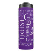 Attributes18 Gepersonaliseerde Namen, Woorden Thermosbeker (Voorkant)