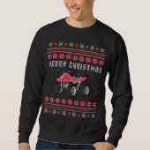 ATV 4 Wheeler Ugly KerstSweater Trui (Voorkant)