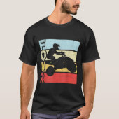 ATV 4e verjaardagsfeestje ATV 4 Wheeler Quad Thema T-shirt (Voorkant)
