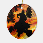 ATV aan de kant van de hel Keramisch Ornament (Links)