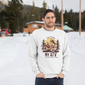 ATV Avontuur hond vader hond moeder off-roading Trui