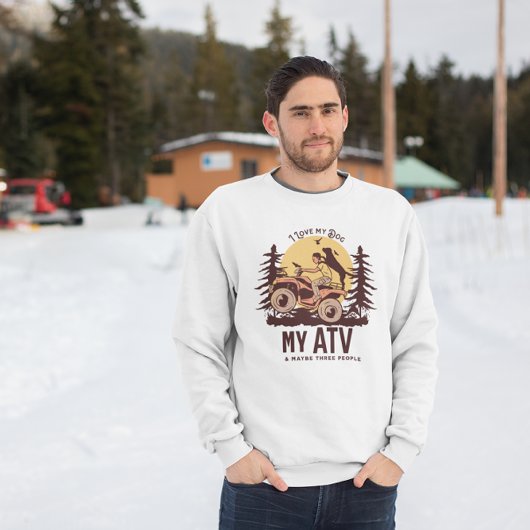 ATV Avontuur hond vader hond moeder off-roading Trui