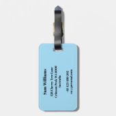 ATV BAGAGELABEL (Achterkant verticaal)