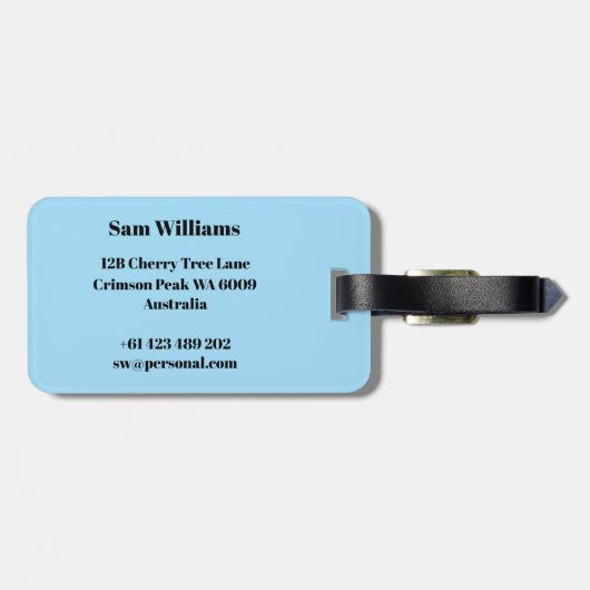 ATV BAGAGELABEL (Achterkant horizontaal)