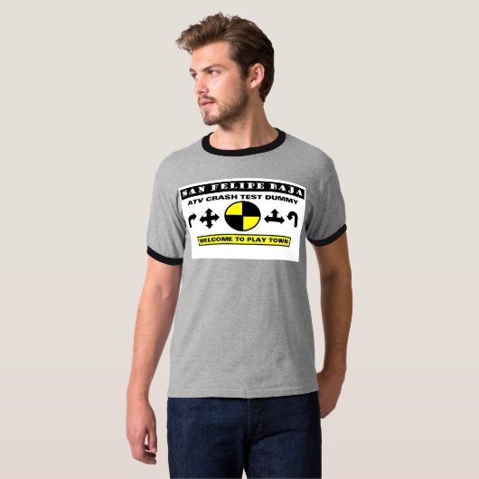 ATV CRASH-TESTDUMMY () T-SHIRT (Voorkant volledig)