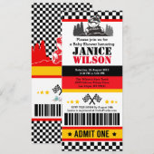 ATV Dirt Quad Bike Baby shower Kaart (Voorkant / Achterkant)