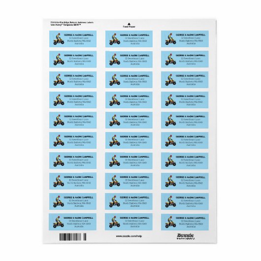 ATV ETIKET (Full Sheet)