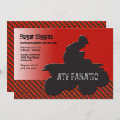 ATV Fan Invitation Kaart (Voorkant / Achterkant)