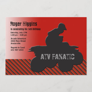 ATV Fan Invitation Kaart