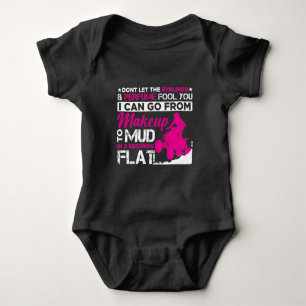ATV Girl Makeup Offroad-voertuigen Quad Bike-drive Romper