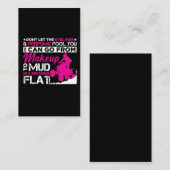 ATV Girl Makeup Offroad-voertuigen Quad Bike-drive Visitekaartje (Voorkant / Achterkant)