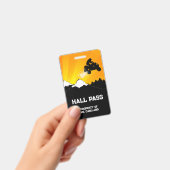 Atv jump Teacher Hall Pass Badge (Handheld)
