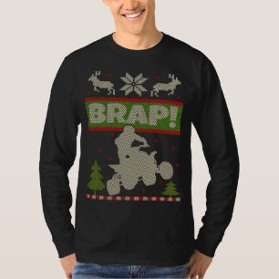 ATV Kerst Lelijk Vier Wieler Xmas Sweater Quad T-shirt