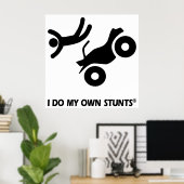 ATV Mijn eigen stunts Poster (Thuiskantoor)