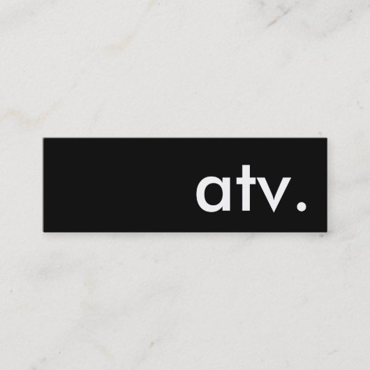 atv. mini visitekaartje (Voorkant)