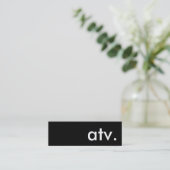 atv. mini visitekaartje (Staand voorkant)