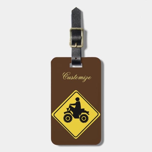 ATV Modder Sign Thunder_Cove Bagagelabel (Voorkant verticaal)